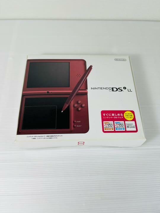 Nintendo DSi XL LL Wine Red Console Charger Box Japanese ver [BOX]