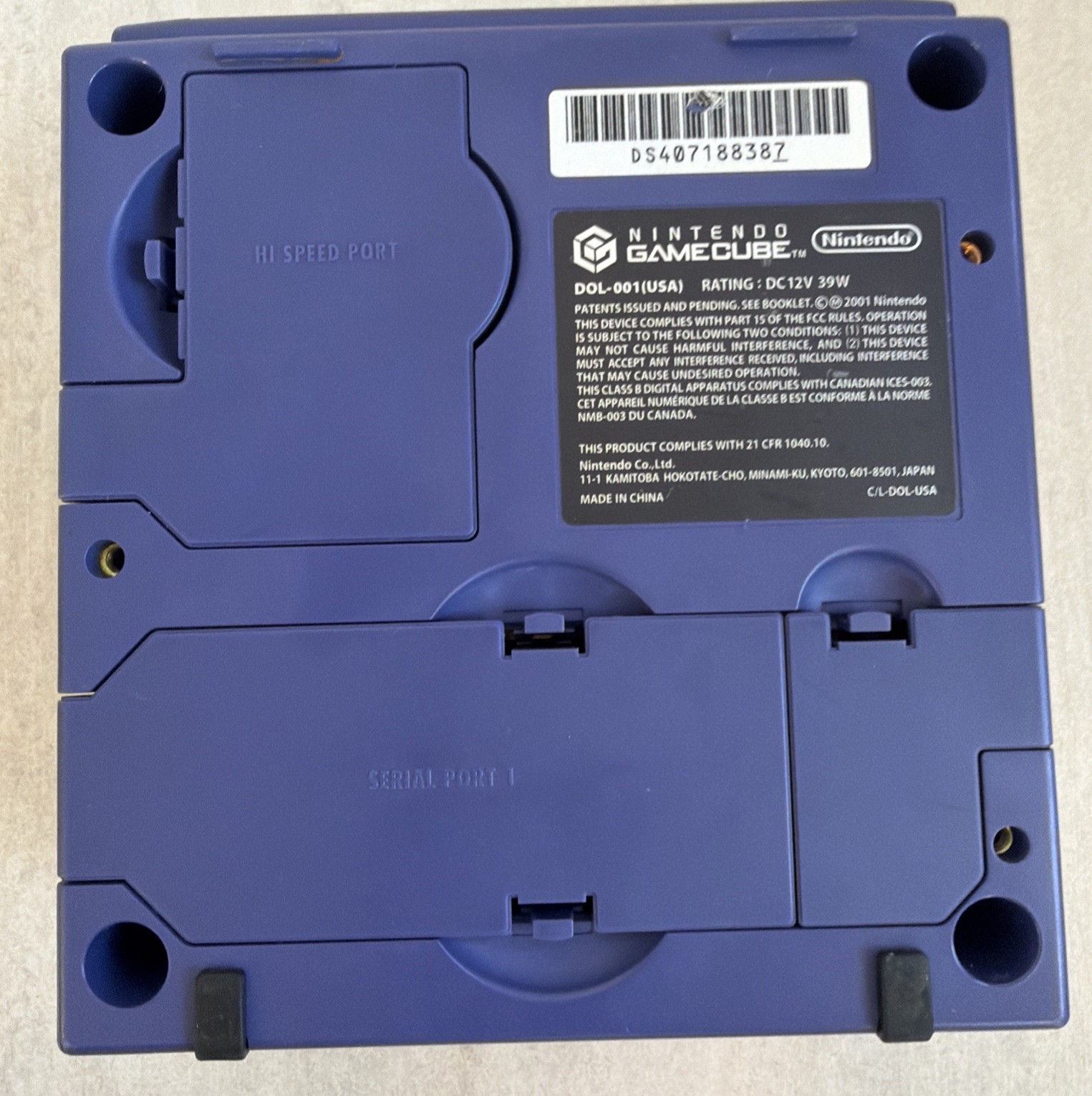 Purple Indigo Nintendo GameCube Console, Controllers, Madden 05 Bundle Tested