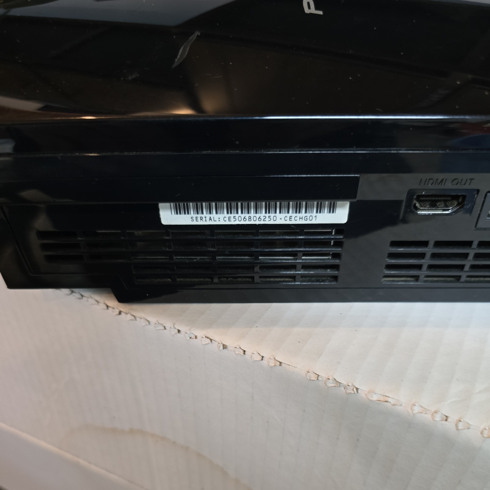 Sony PlayStation 3 Fat PS3 Console CECHG01 -SOLD AS IS parts or repair