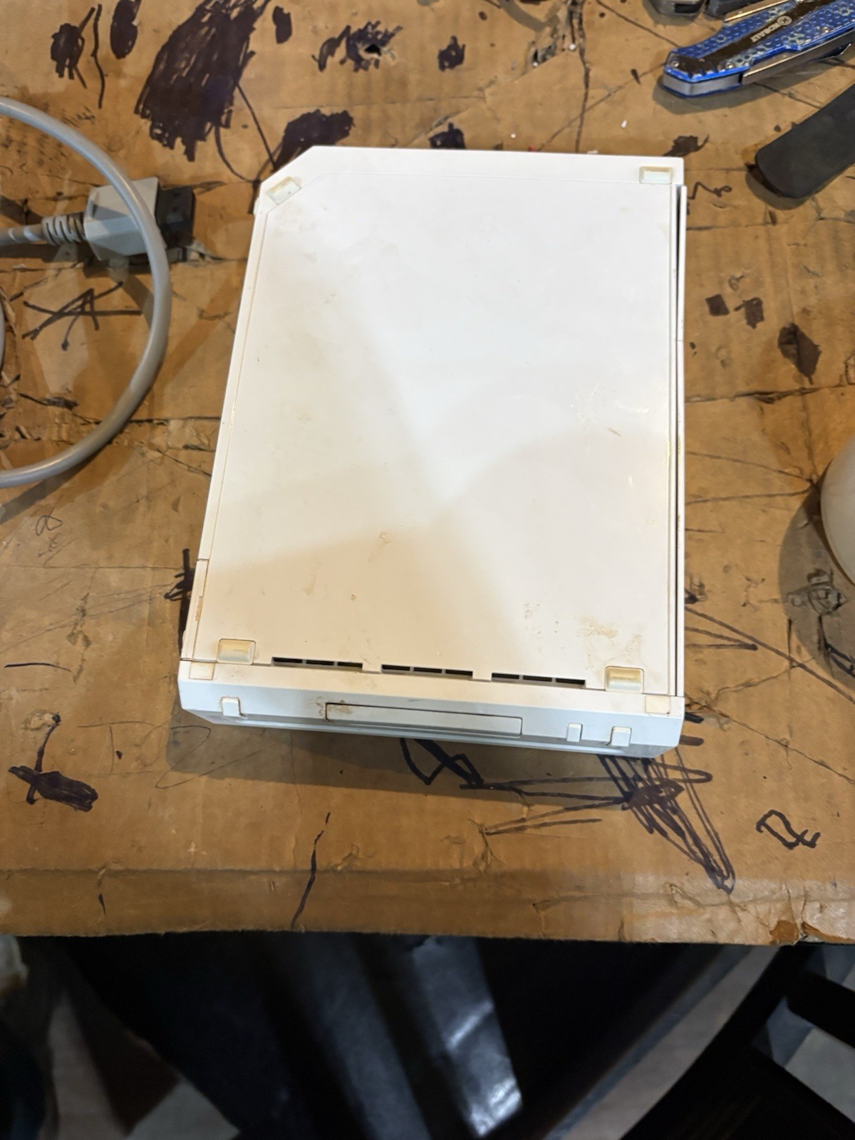 Intended Wii Parts Or Repair Broken Hinge No Controllers / Books