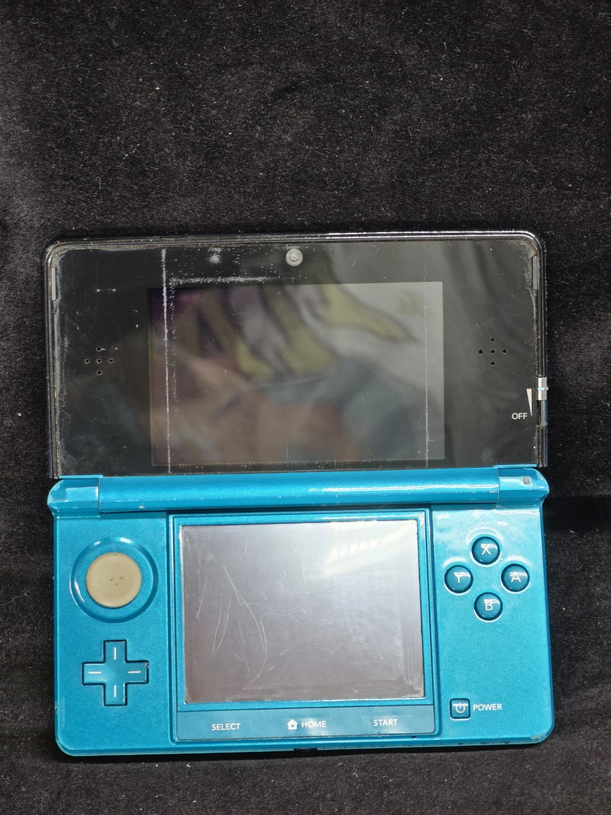 Nintendo 3DS Aqua Blue Handheld Console System CTR-001 USA Complete in Box CIB