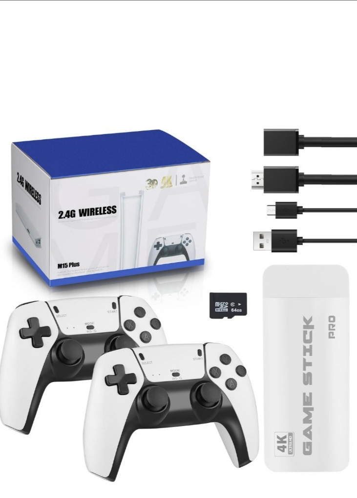 Plug and Play Retro Gaming Console with 40,000 Classic Games Dual 2.4GHz