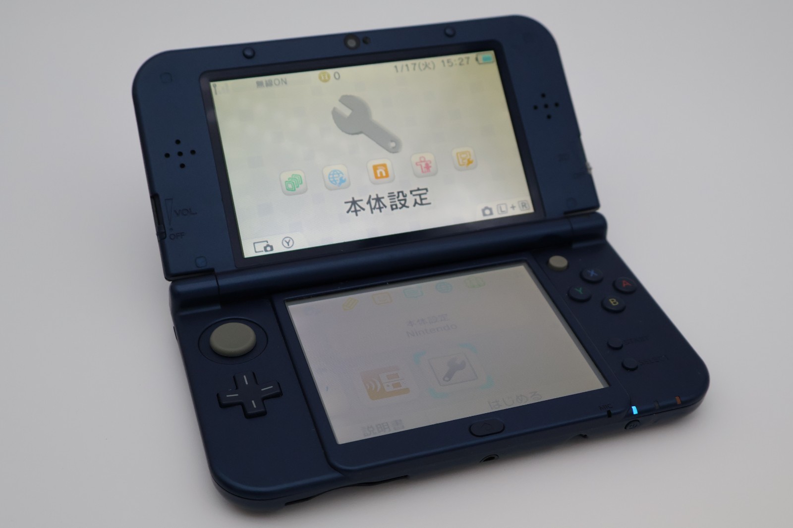 【RANK A】Nintendo New 3DS LL XL 4GB Japanese ver blue