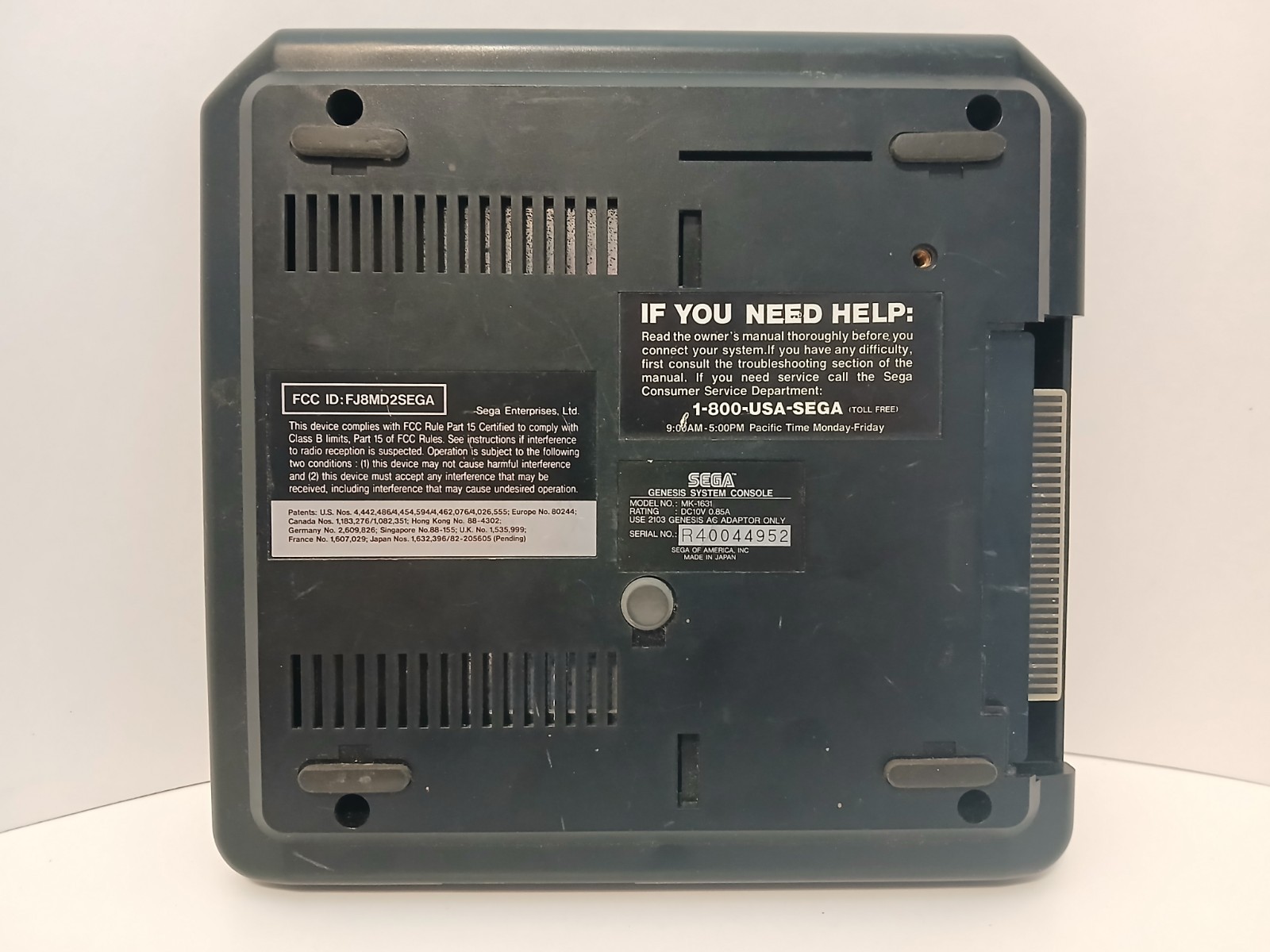 Sega Genesis System Model 2 Only! Replacement MK-1631 Tested & Works!