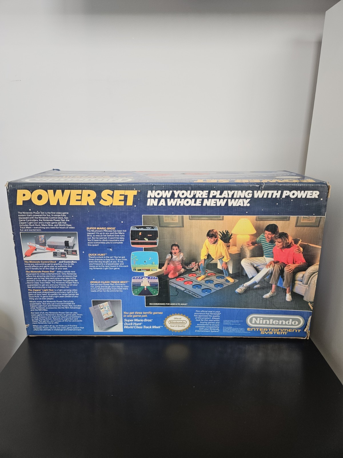 Nintendo Entertainment System NES Power Set Complete In Box CIB Power Pad – Read