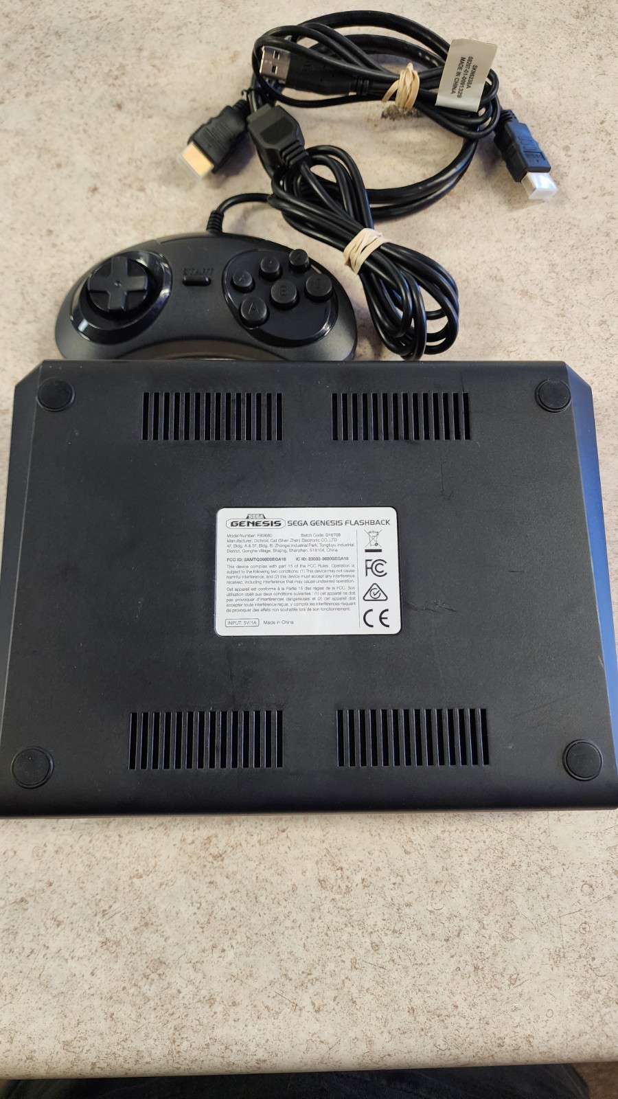 SEGA GENESIS FLASHBACK BY ATGAMES MODEL FB3680