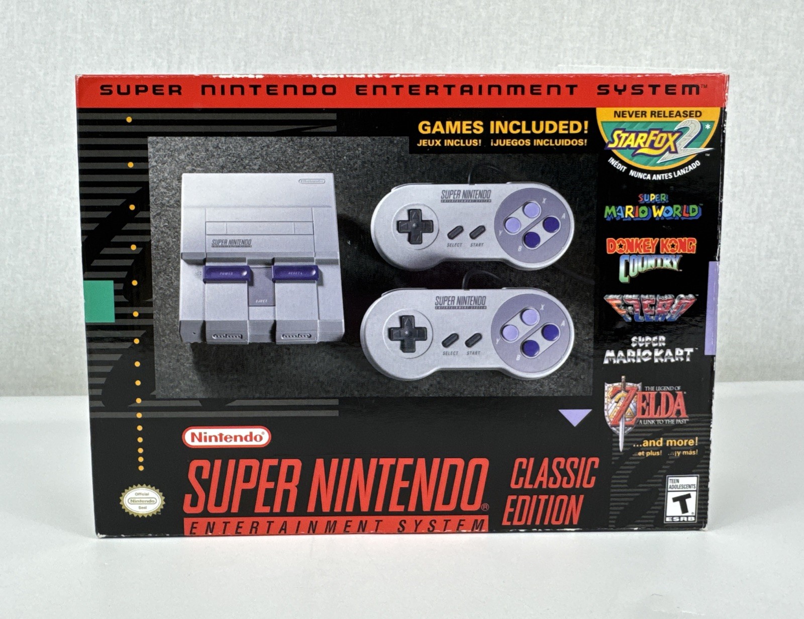 Brand New Super Nintendo SNES Classic Edition mini NES with 20 games