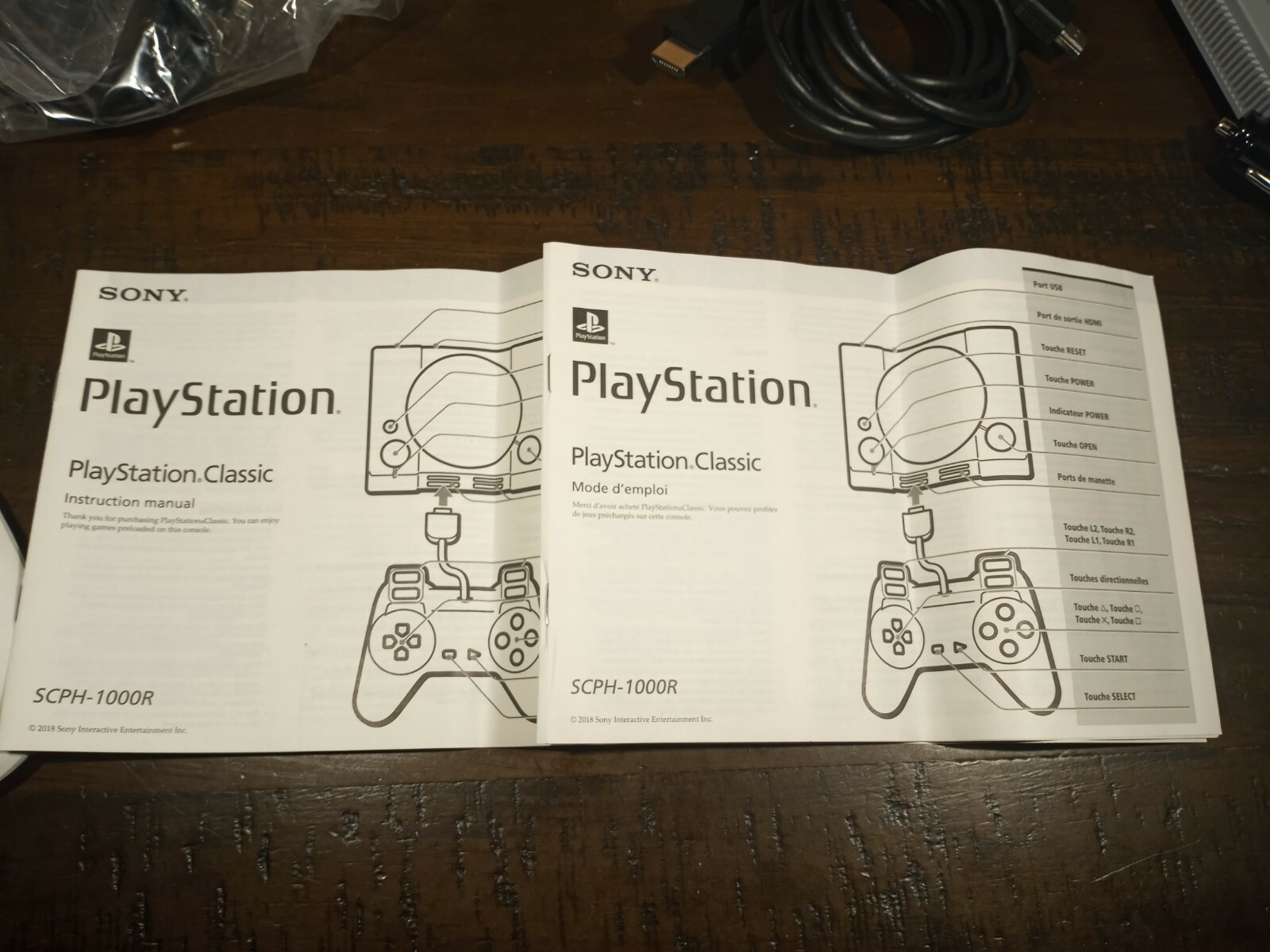 Authentic Sony PlayStation Classic Mini Video Game Console PS1 w power adapter!!