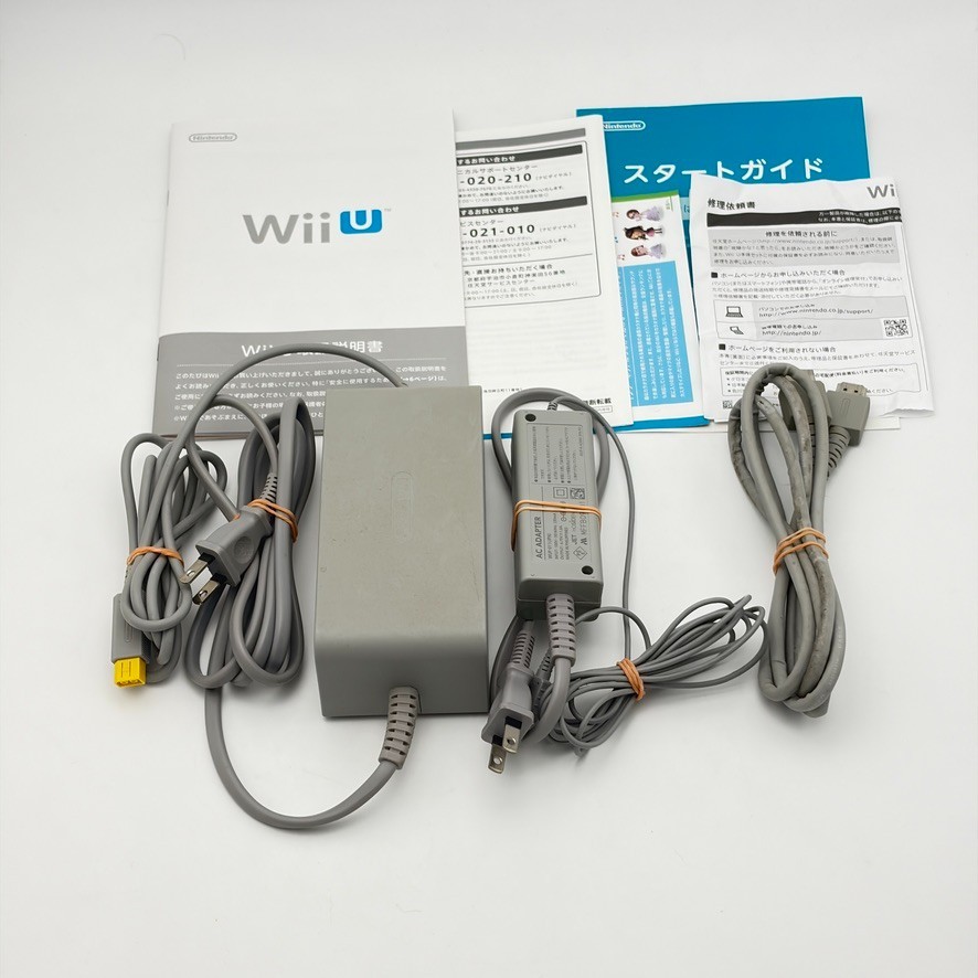 Nintendo Wii U Console White BASIC SET 8GB USED Japanese NTSC-J Region Lock READ