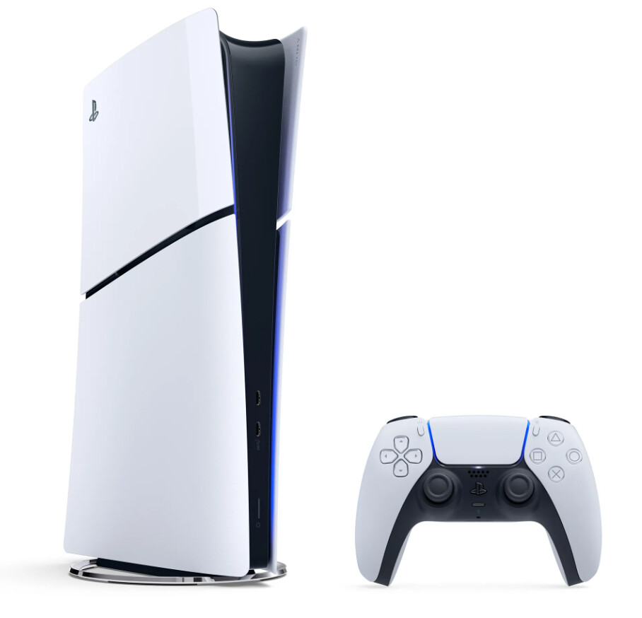 Sony PS5 Slim Digital + Disc Drive + Pulse Elite Headset + Extra Controller