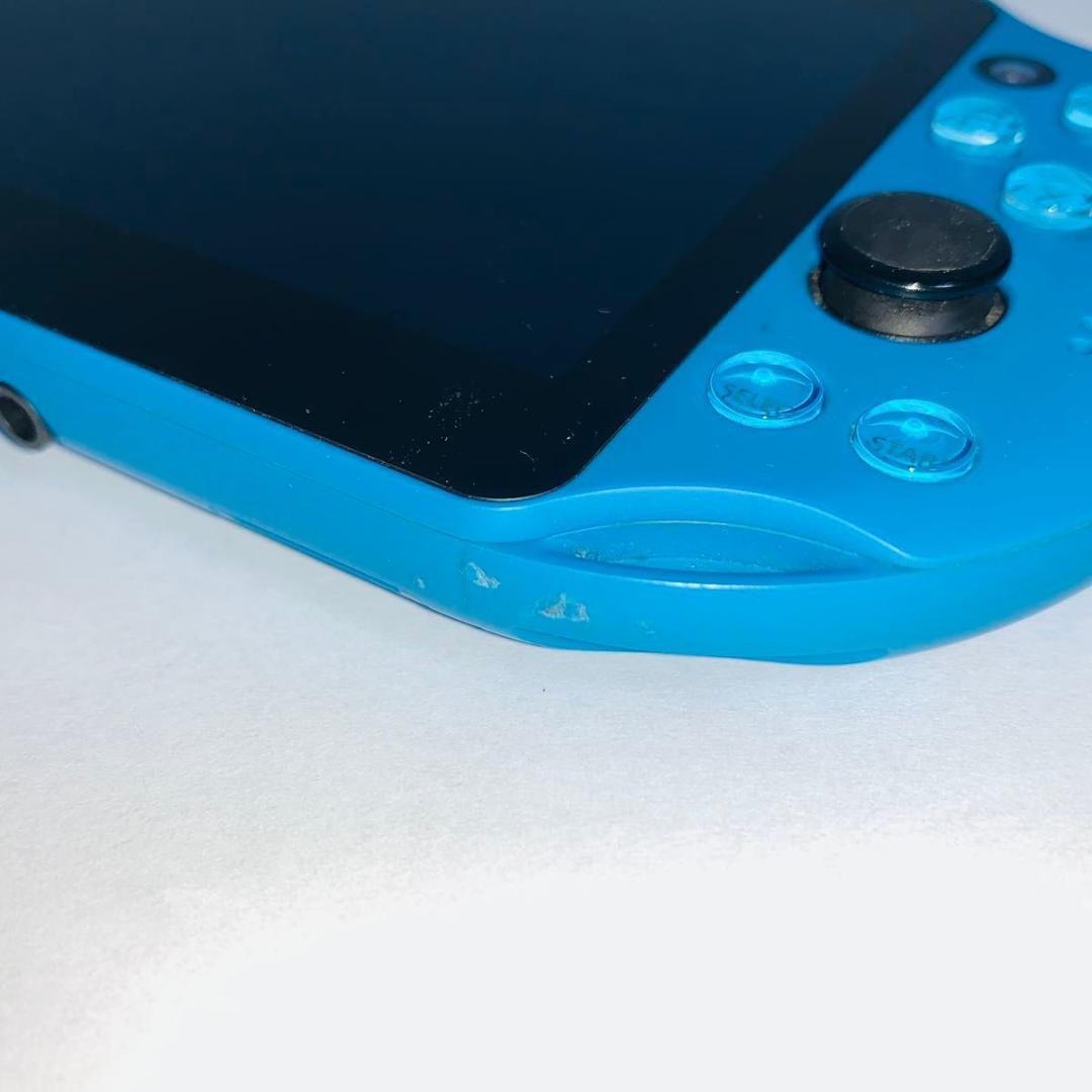 Excellent+++++Sony PlayStation Vita Wi-Fi Model Aqua Blue PCH-2000 ZA23 Japan