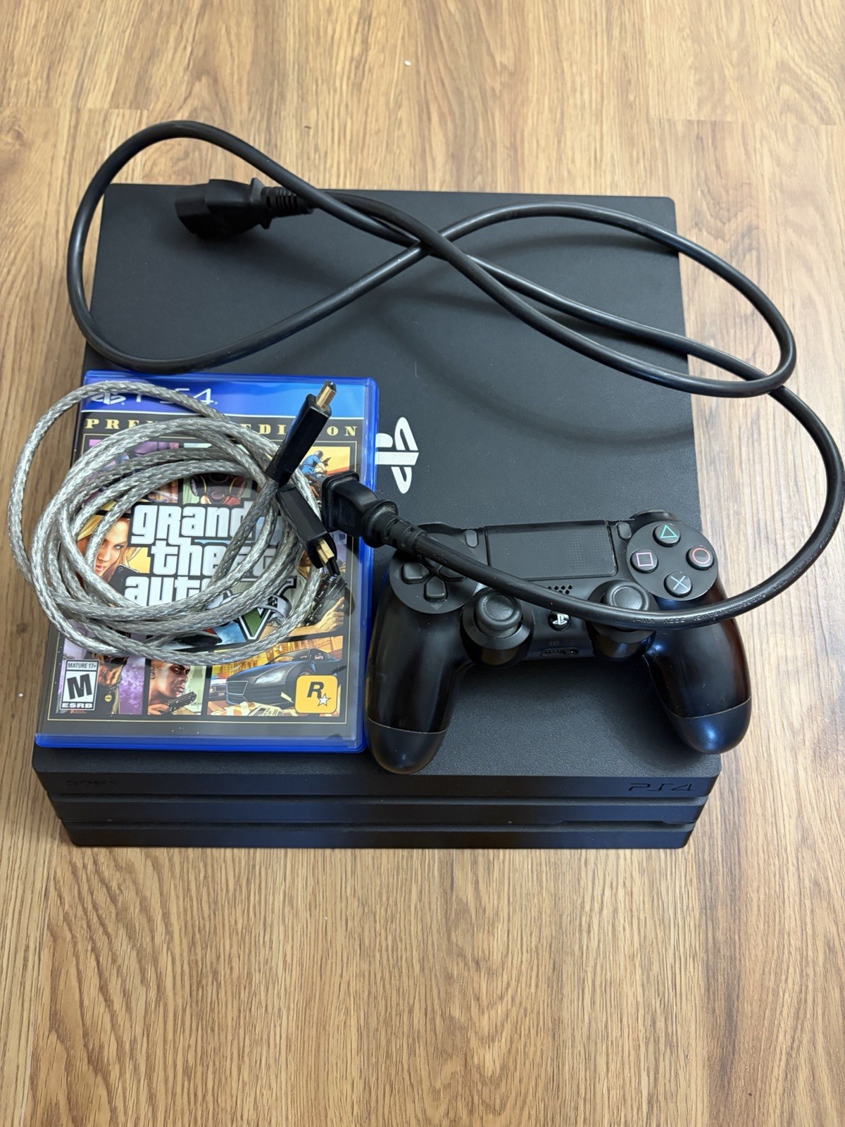 Sony PlayStation 4 Pro Console 1TB w/1 Controller,cables & 1 Game-Works!