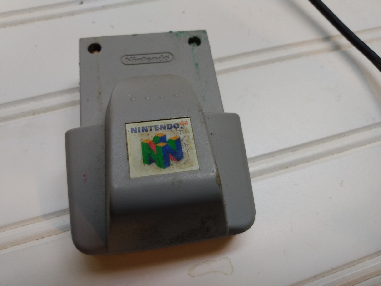 Nintendo 64 Controller NUS-005 & Rumble Pak Power Battery Supply NUS-013