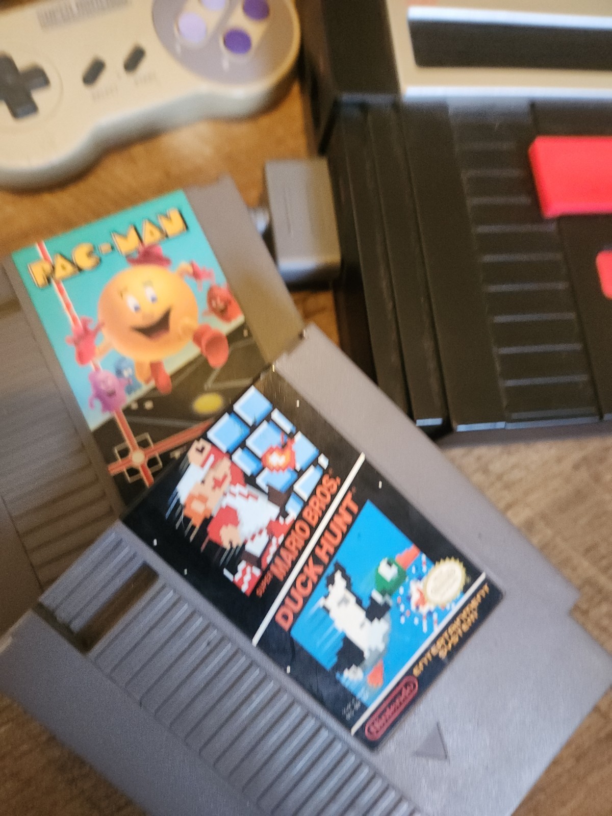 Hyperkin M05932-BK NES & SNES Console w/ Controllers, Games, RCA, S-Video