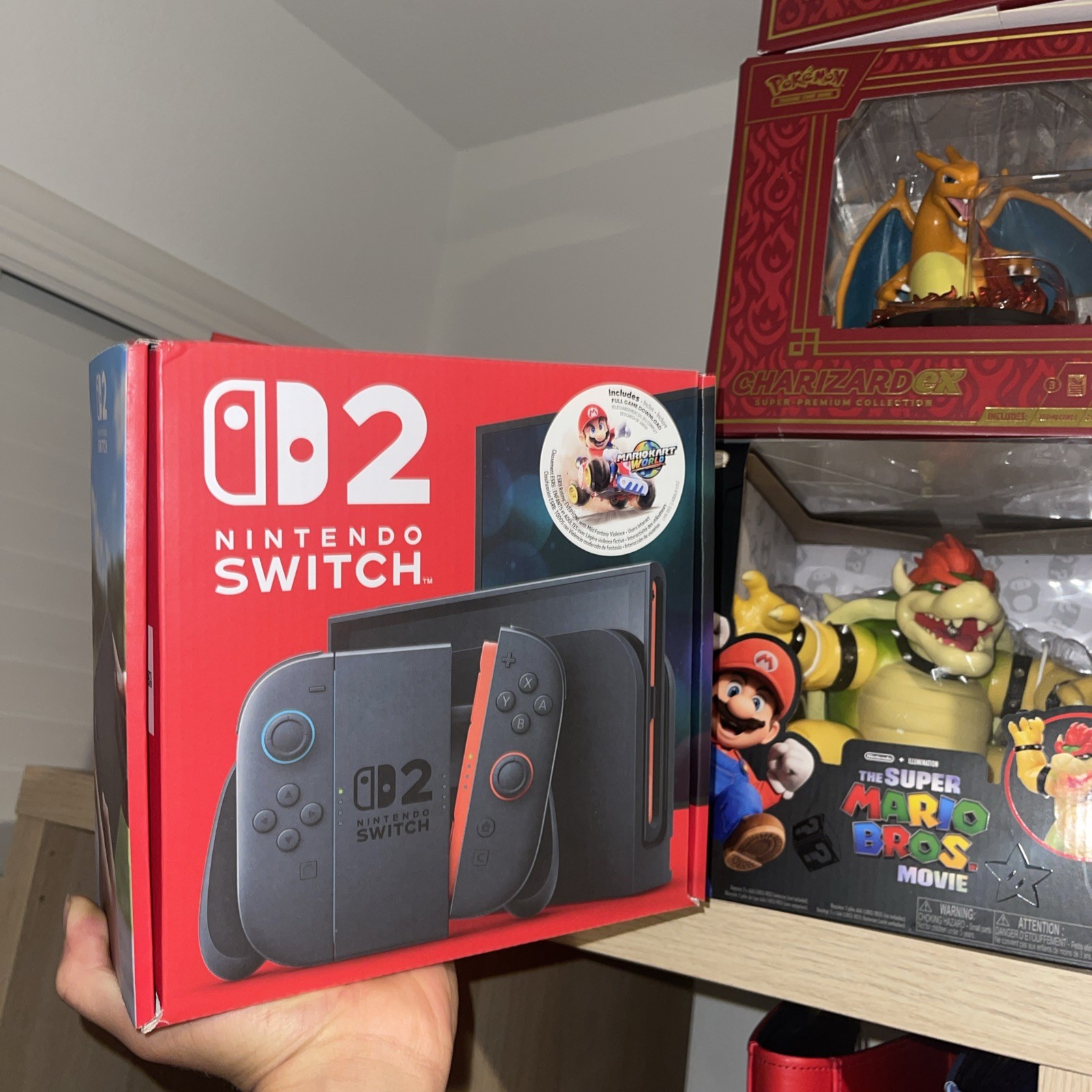 Nintendo Switch 2 Mario Kart World + 12 Month Membership IN HAND SHIP FAST