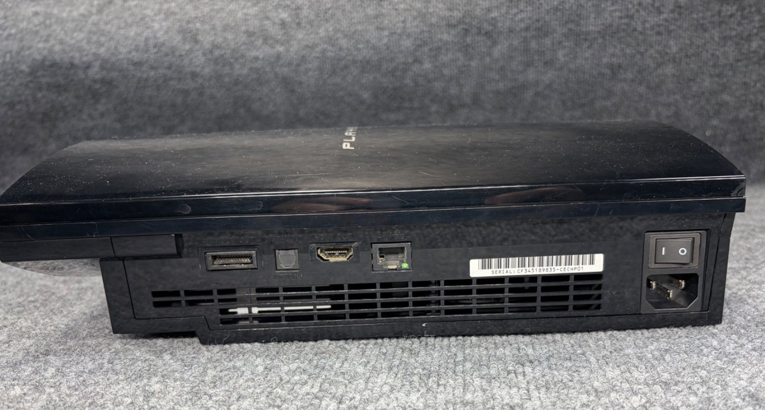 PlayStation 3 Fat PS3 CECHP01 Console 80GB – Somewhat Works – FOR PARTS