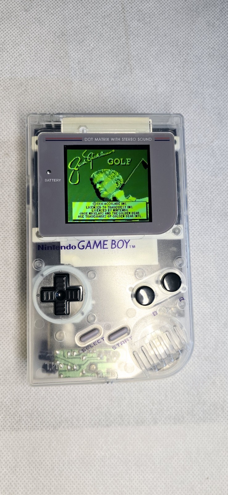 Nintendo Gameboy Multicolor Lcd Custom Case And All New Interior Amd Speaker.