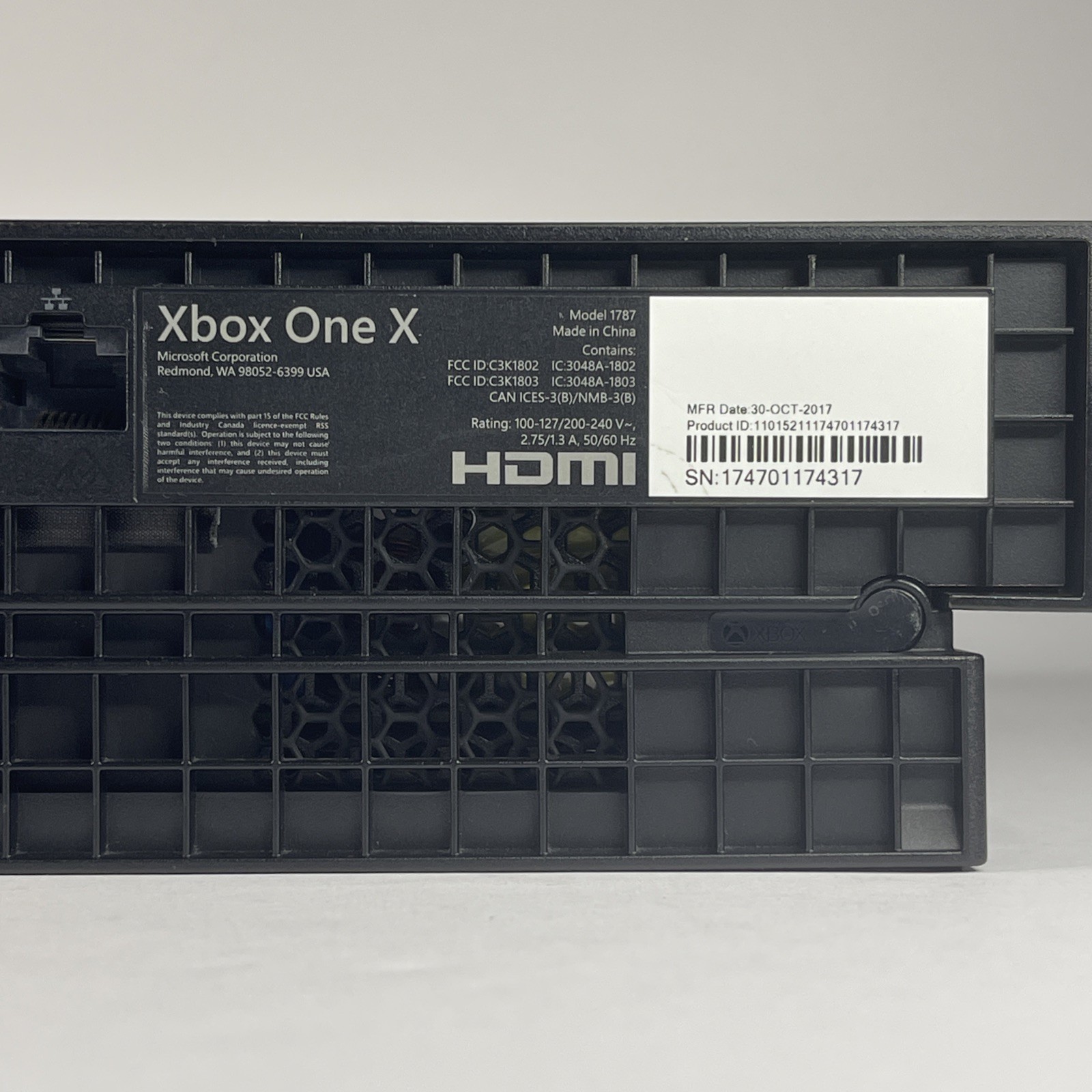 Microsoft Xbox One X 1TB Console Bundle OEM Controller Games Tested