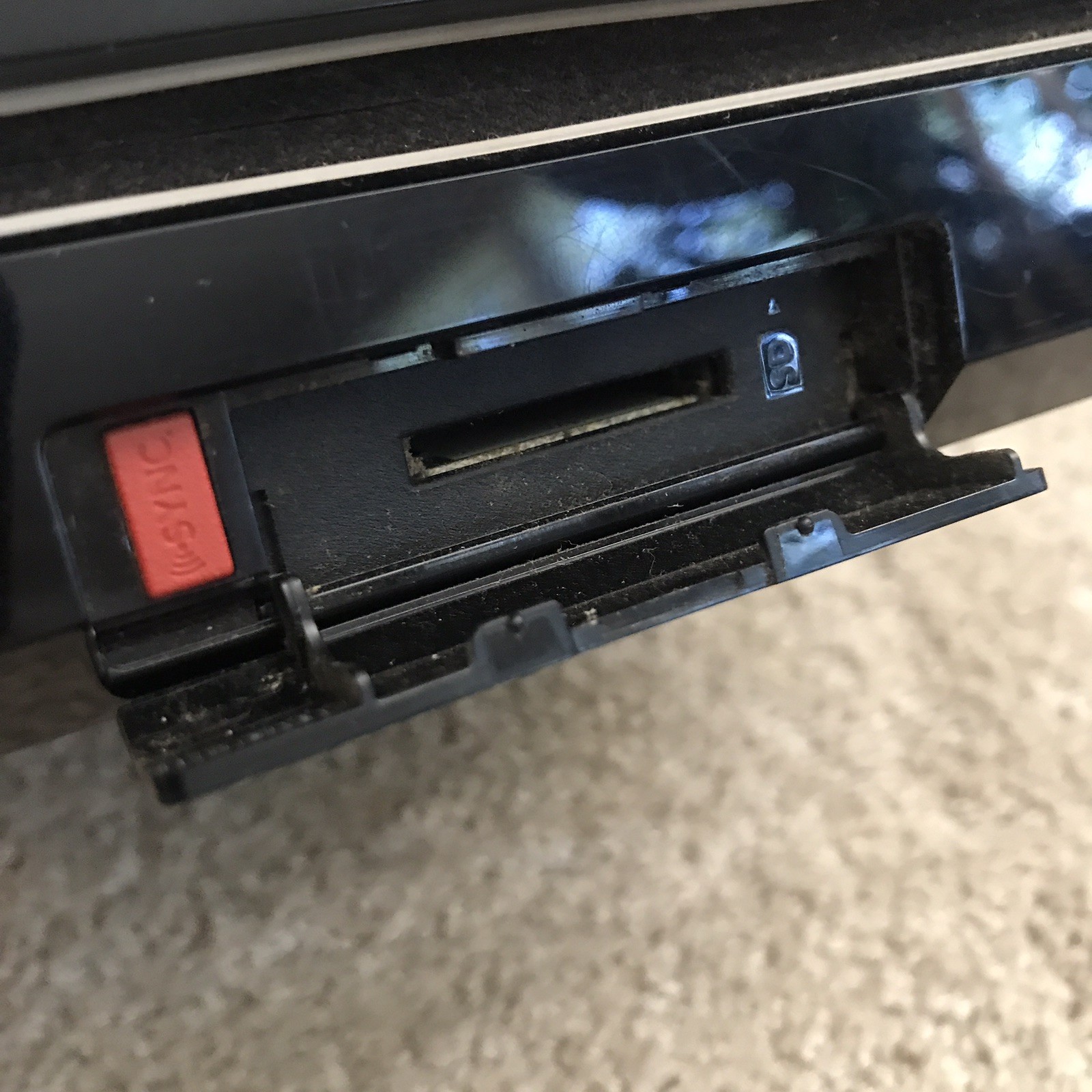 Nintendo Wii RVL-001 Black System with Cables and Motion Plus Controller TESTED