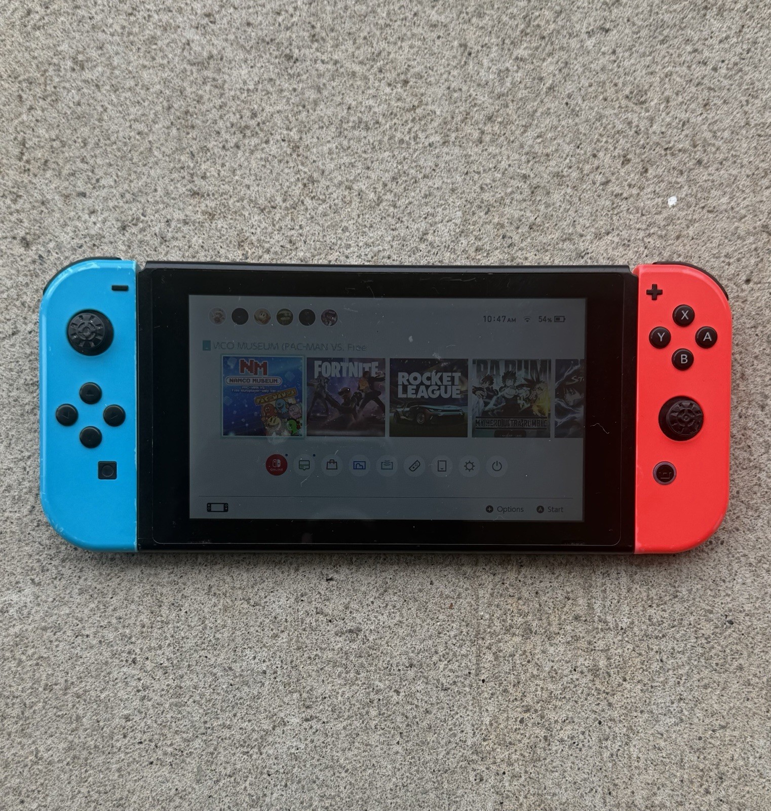 Nintendo Switch Neon Red Blue – Handheld Console System – USED