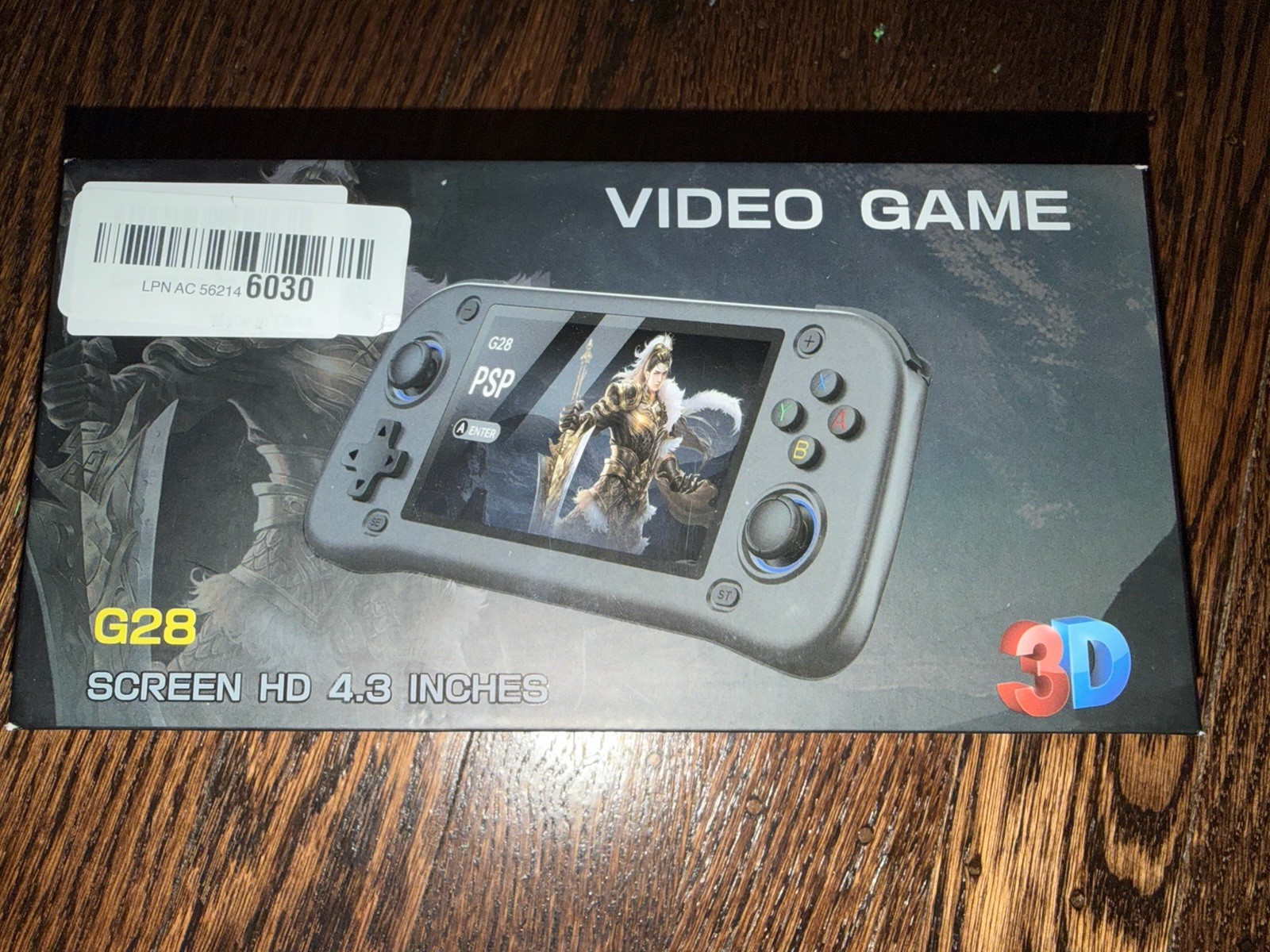 G28 Retro Handheld Video Game Console Linux System 4.3 Inch IPS Screen Portable