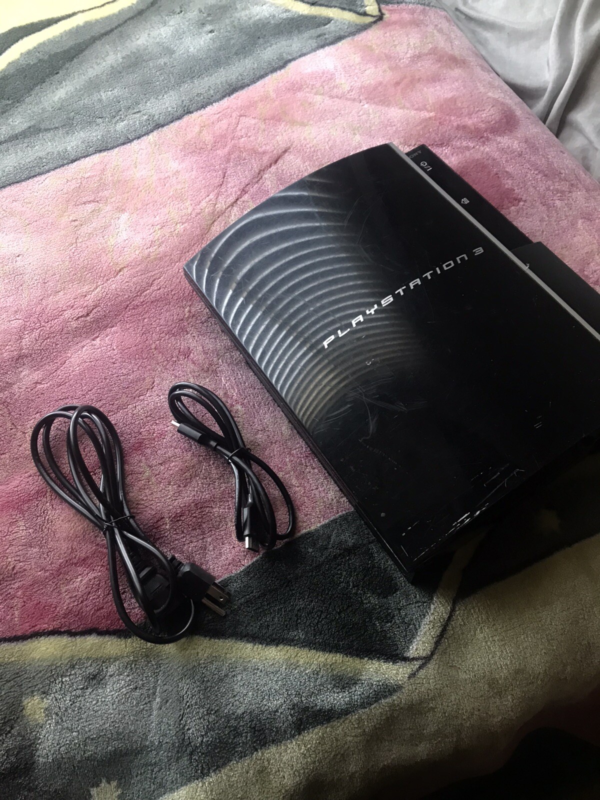 Sony PlayStation 3 Piano Console – Black For Parts