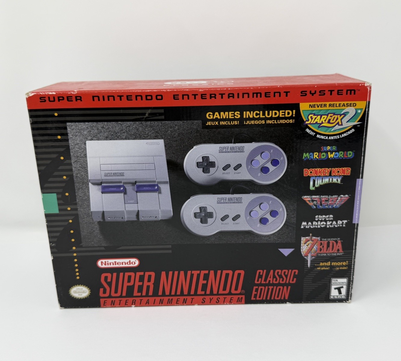 Super Nintendo SNES Classic Edition Gaming Console Authentic MISSING POWER BRICK