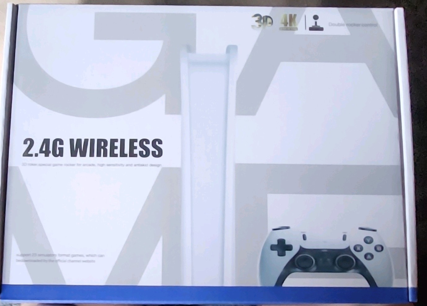 Retro game system PS3000 2.4G Wireless 4K UHD Home Console Black Wi-Fi 3D
