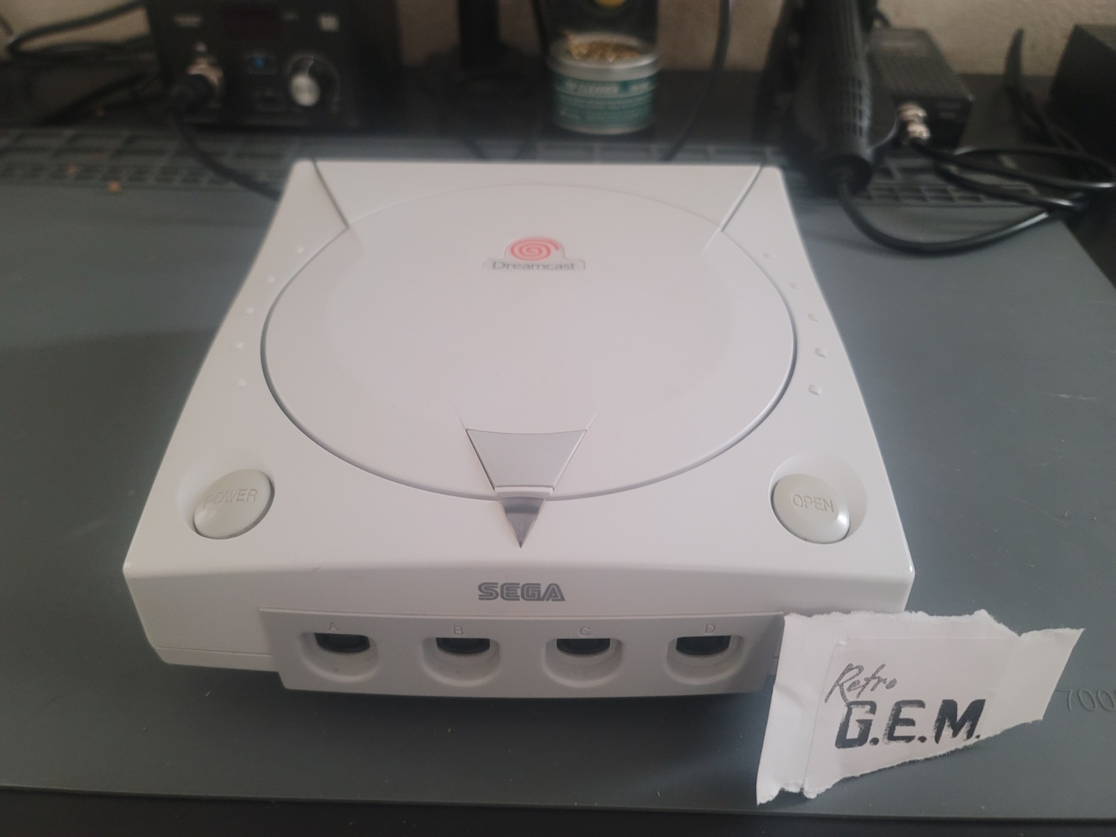 Sega Dreamcast HDMI Retrogem – Recapped – New Battery – Console Only