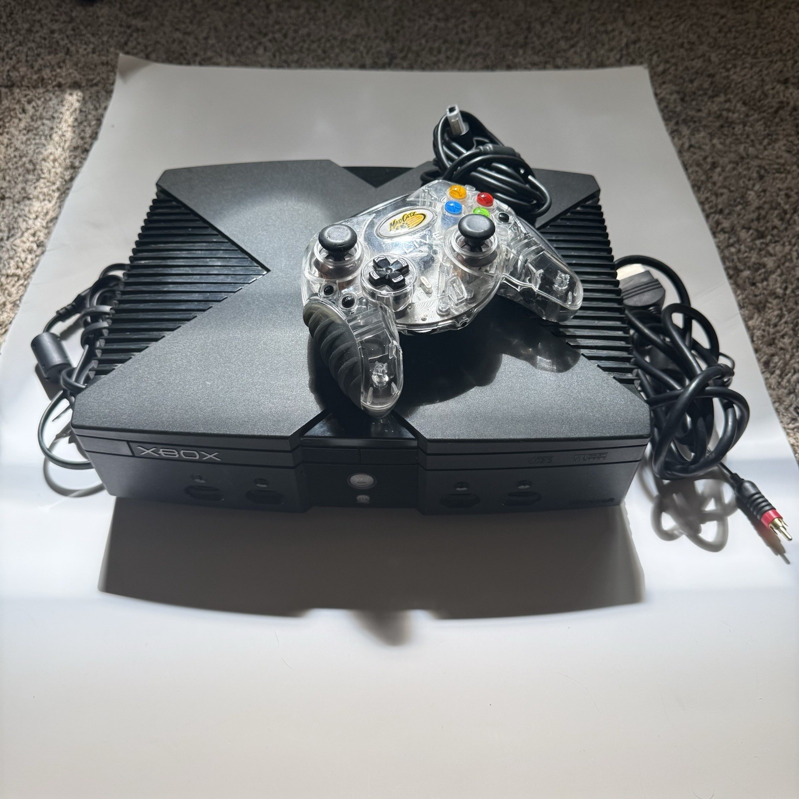 Original Microsoft Xbox Console System w/ Power, AV, 1 Controller