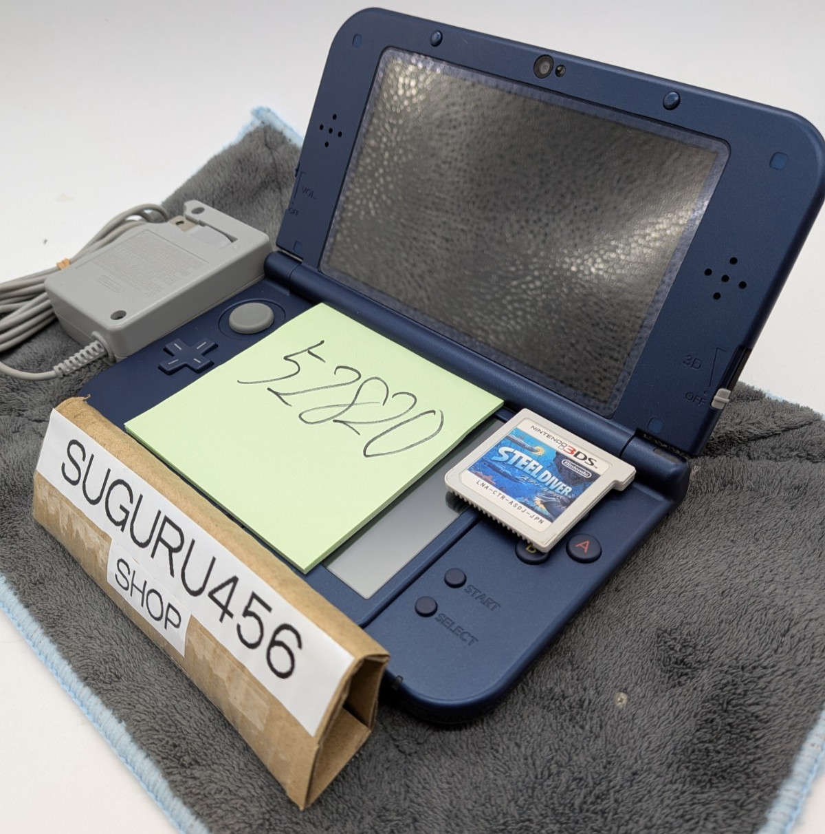 【Excellent5】Nintendo NEW 3DS LL XL Blue Handheld Used Game Console From Japan