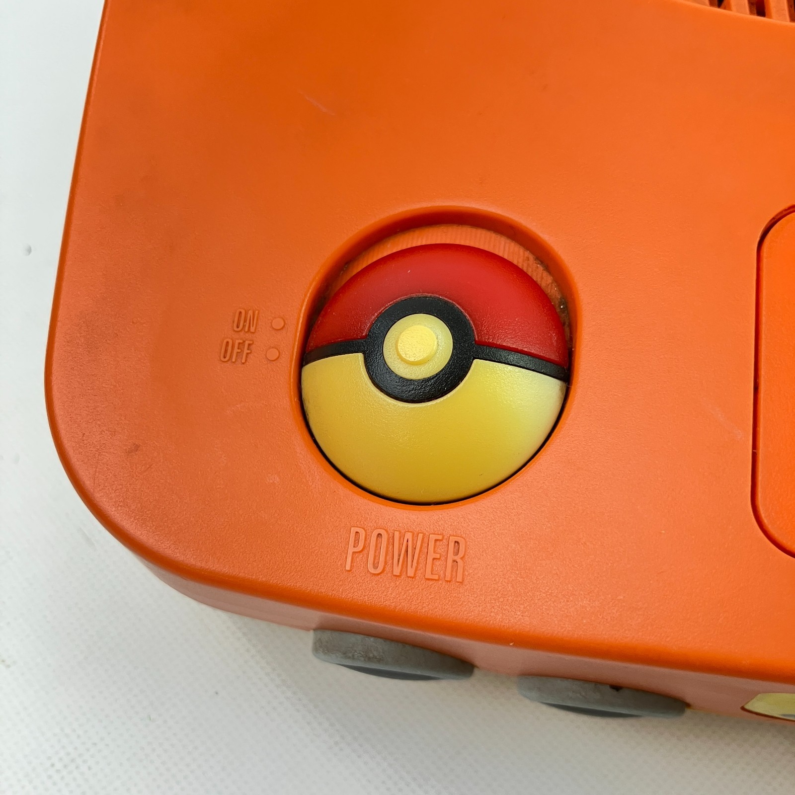 Nintendo 64 Pokémon Pikachu Orange & Yellow Console Region Japan Locked Works