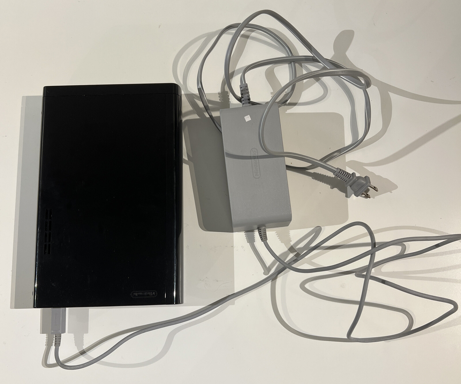 Nintendo Wii U 32GB Black Deluxe Console ONLY WUP-101(02) Tested