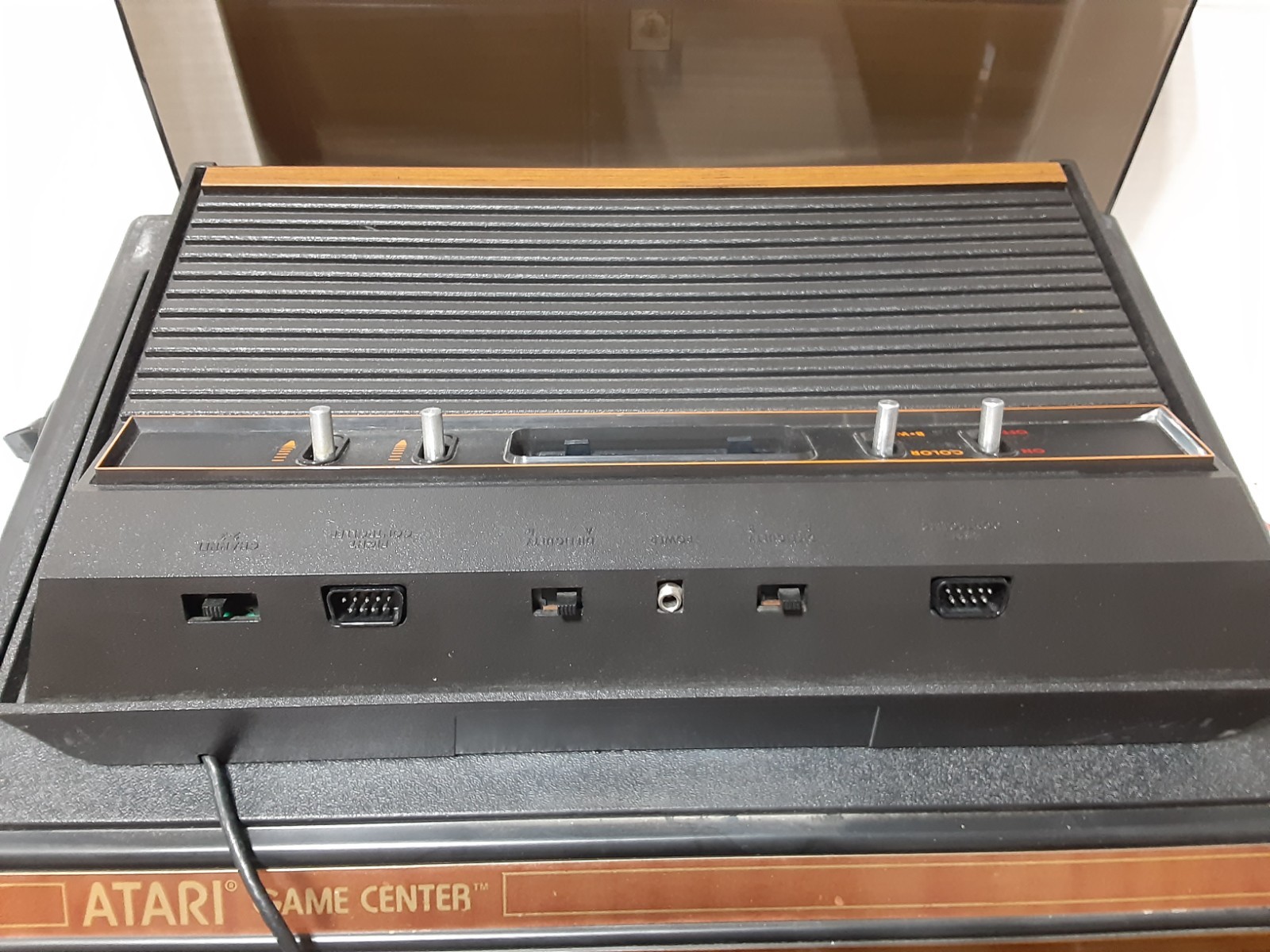 Atari CX-2600 A Woody Video Computer Game Center System Console Game Controllers