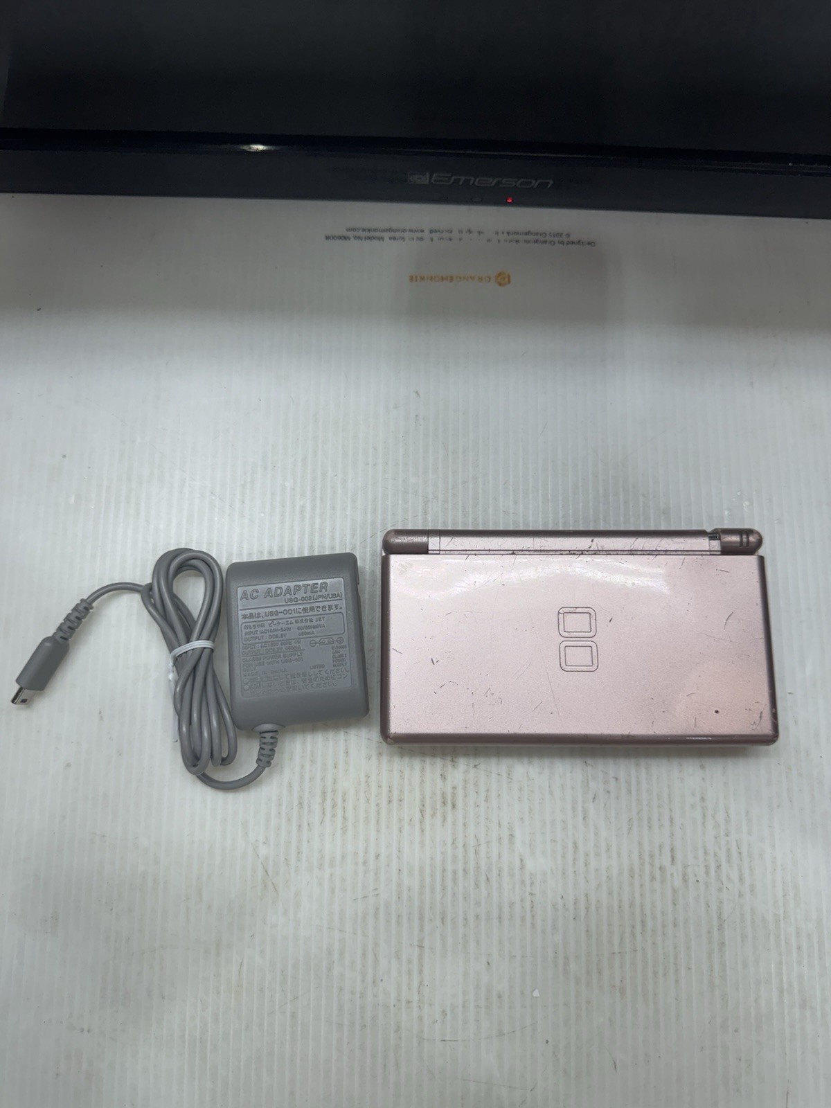 Nintendo DS Lite Video Game Handheld Console – Metallic Rose Tested Acceptable