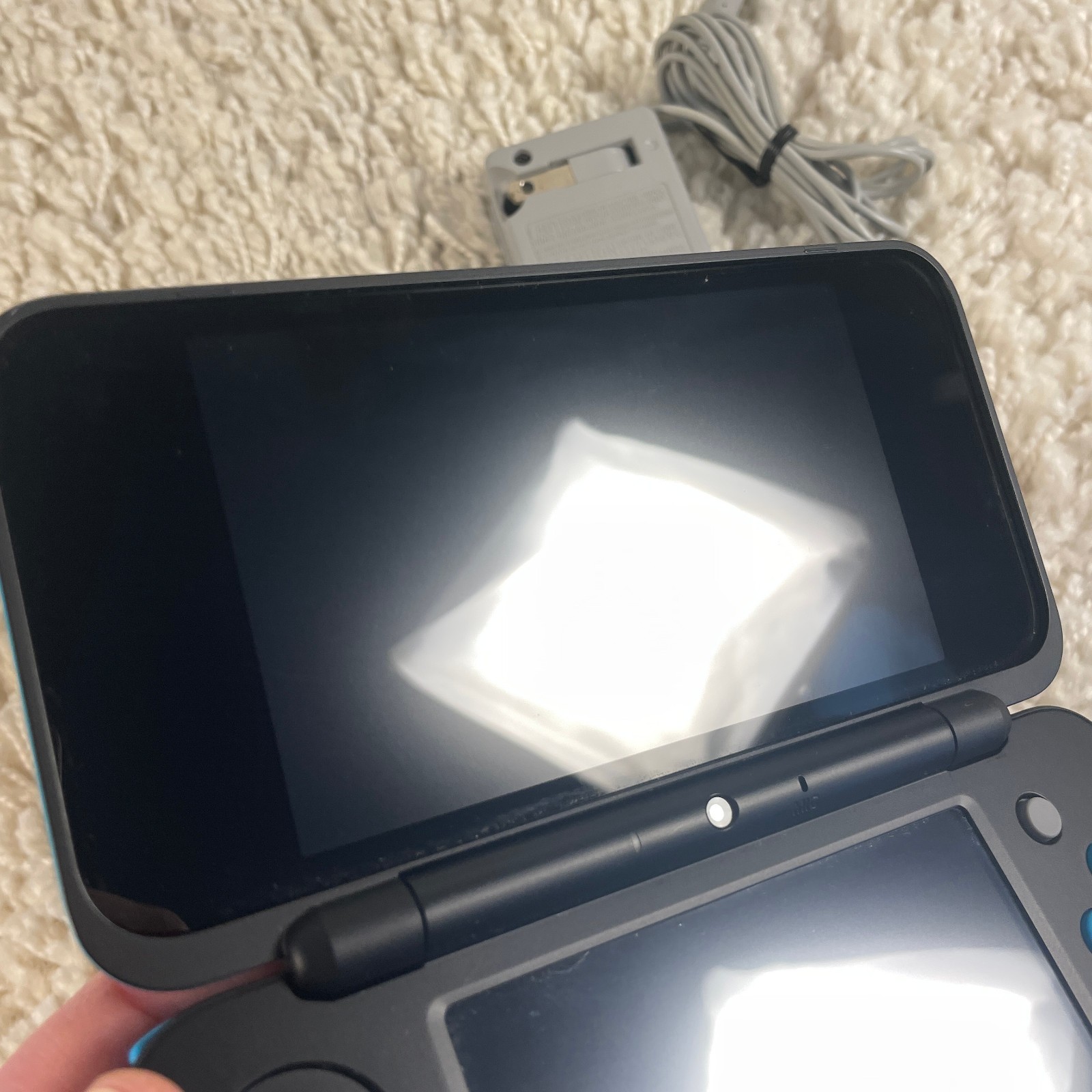 Nintendo 2DS XL Black Turqoise Handheld Console System JAN-001 Tested