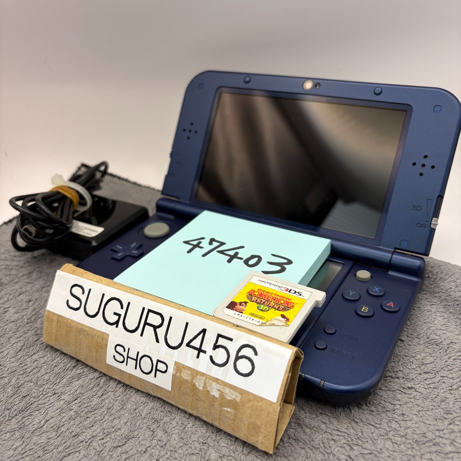 【Excellent5】Nintendo NEW 3DS LL XL Blue Handheld Used Game Console From Japan