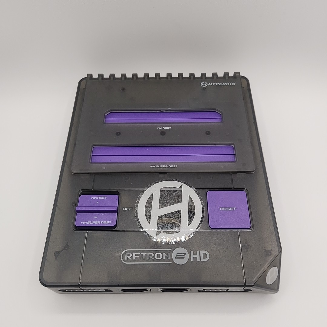 Hyperkin RetroN 2 HD Gaming Console for NES/SNES/Super Famicom Games – Black