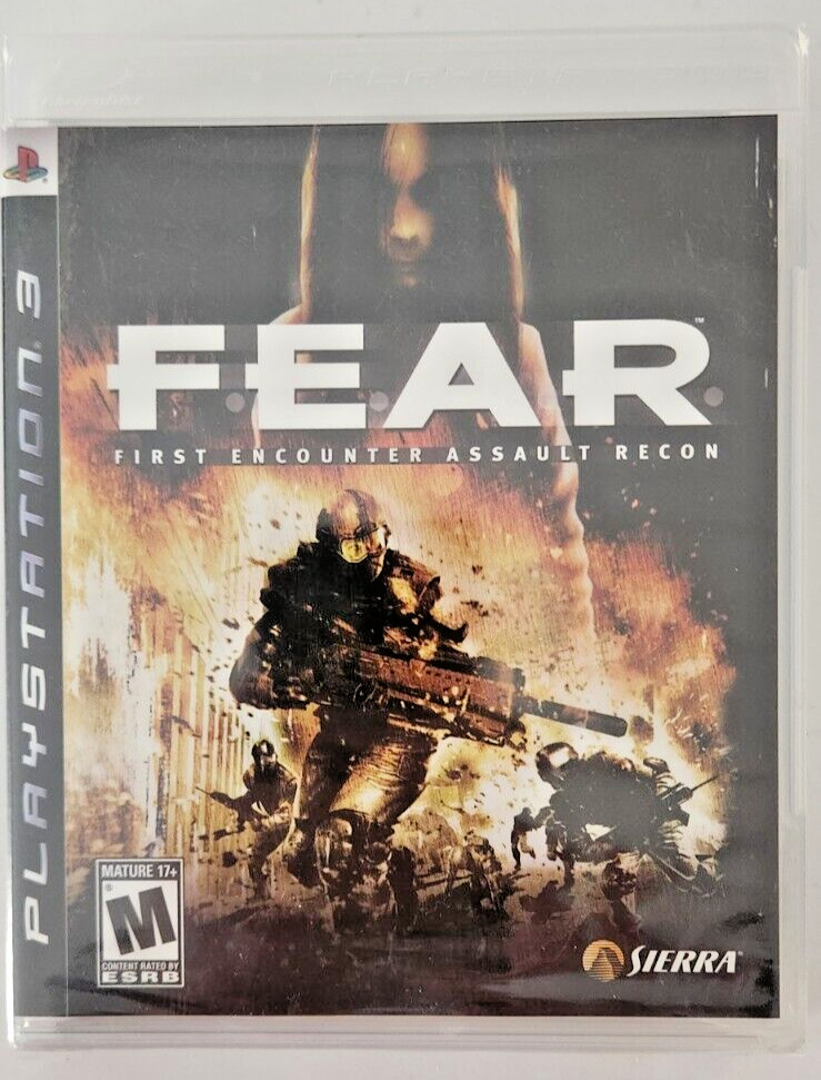 F.E.A.R. First Encounter Assault Recon PS3 Brand New Game Special (2005 Horror)