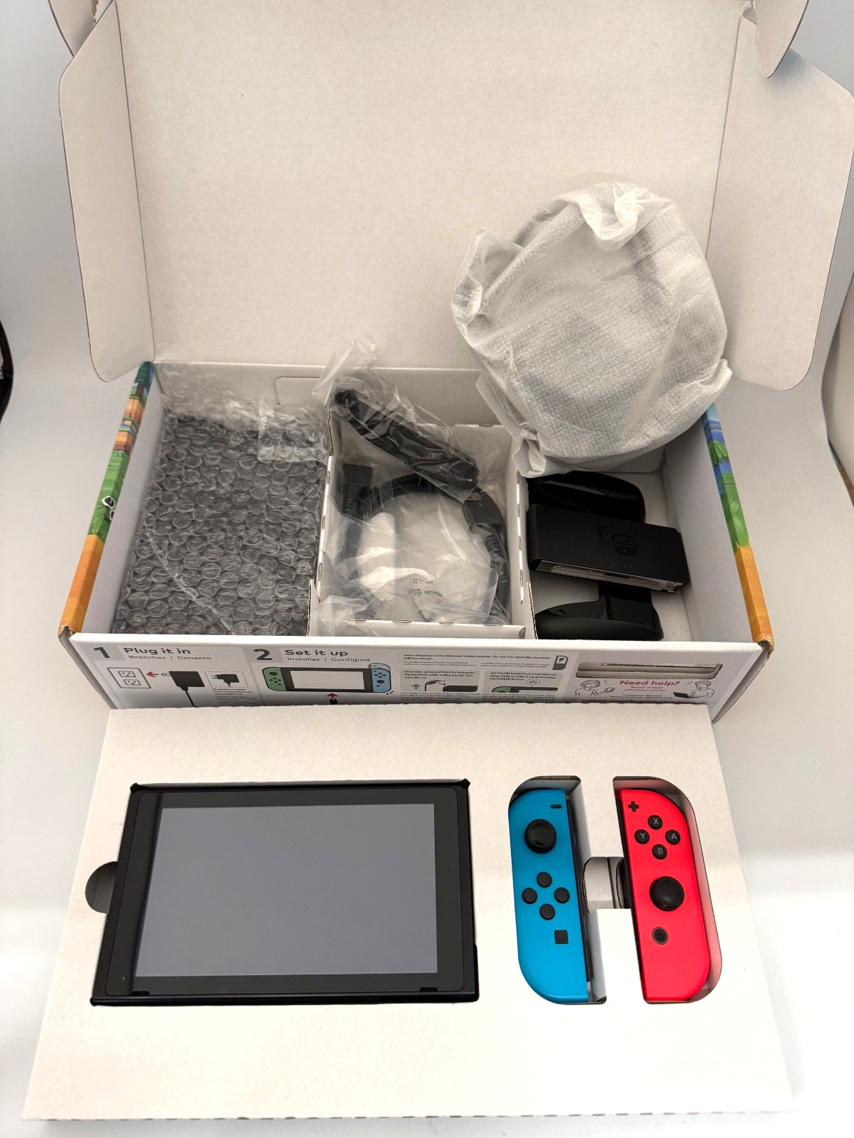 Nintendo Switch 32GB Handheld Console – Neon Red/Neon Blue