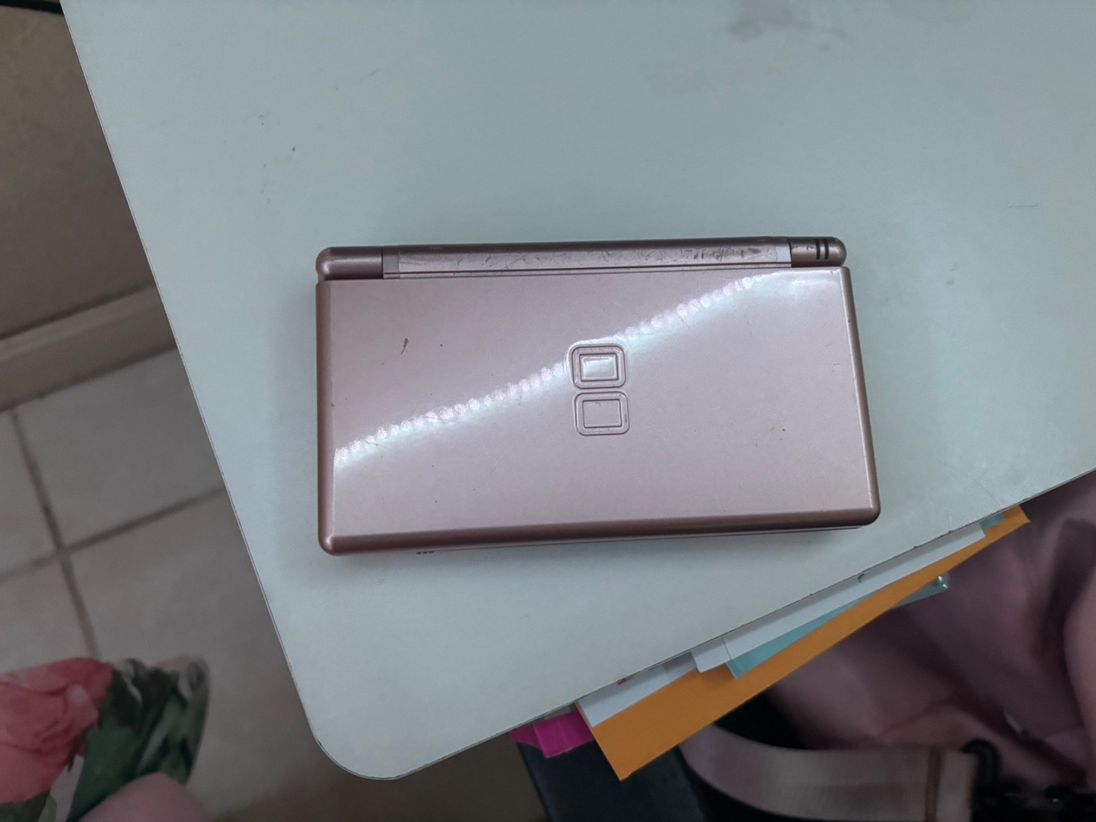 Nintendo DS Lite – Rose Gold – Console + Stylus Only – Tested & Working