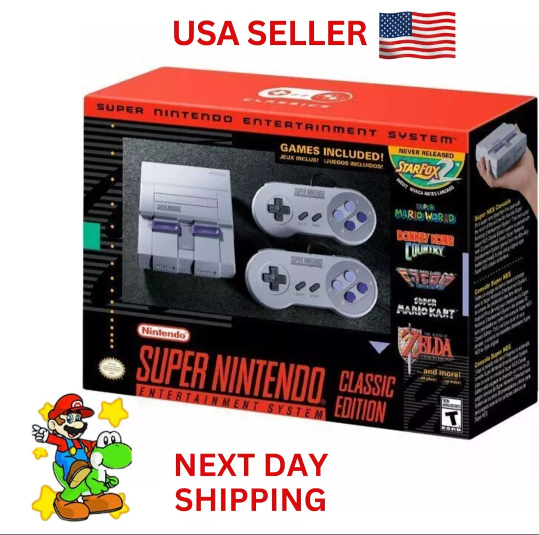 Super Nintendo Entertainment System SNES Classic Mini Edition NEW in box