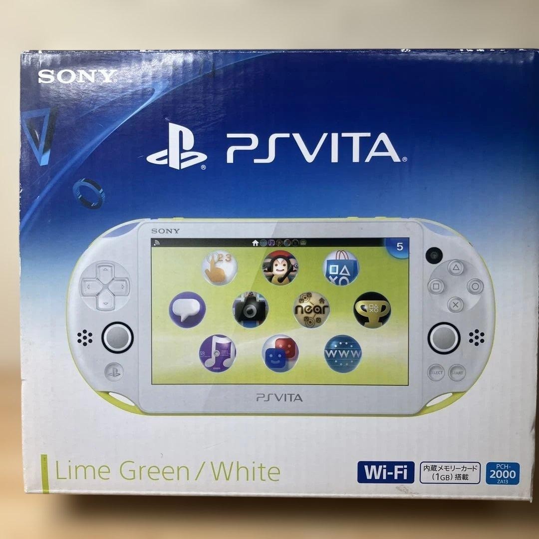 PlayStation PS Vita PCH-2000 ZA13 Lime Green White Wi-Fi Model Console SONY 2013