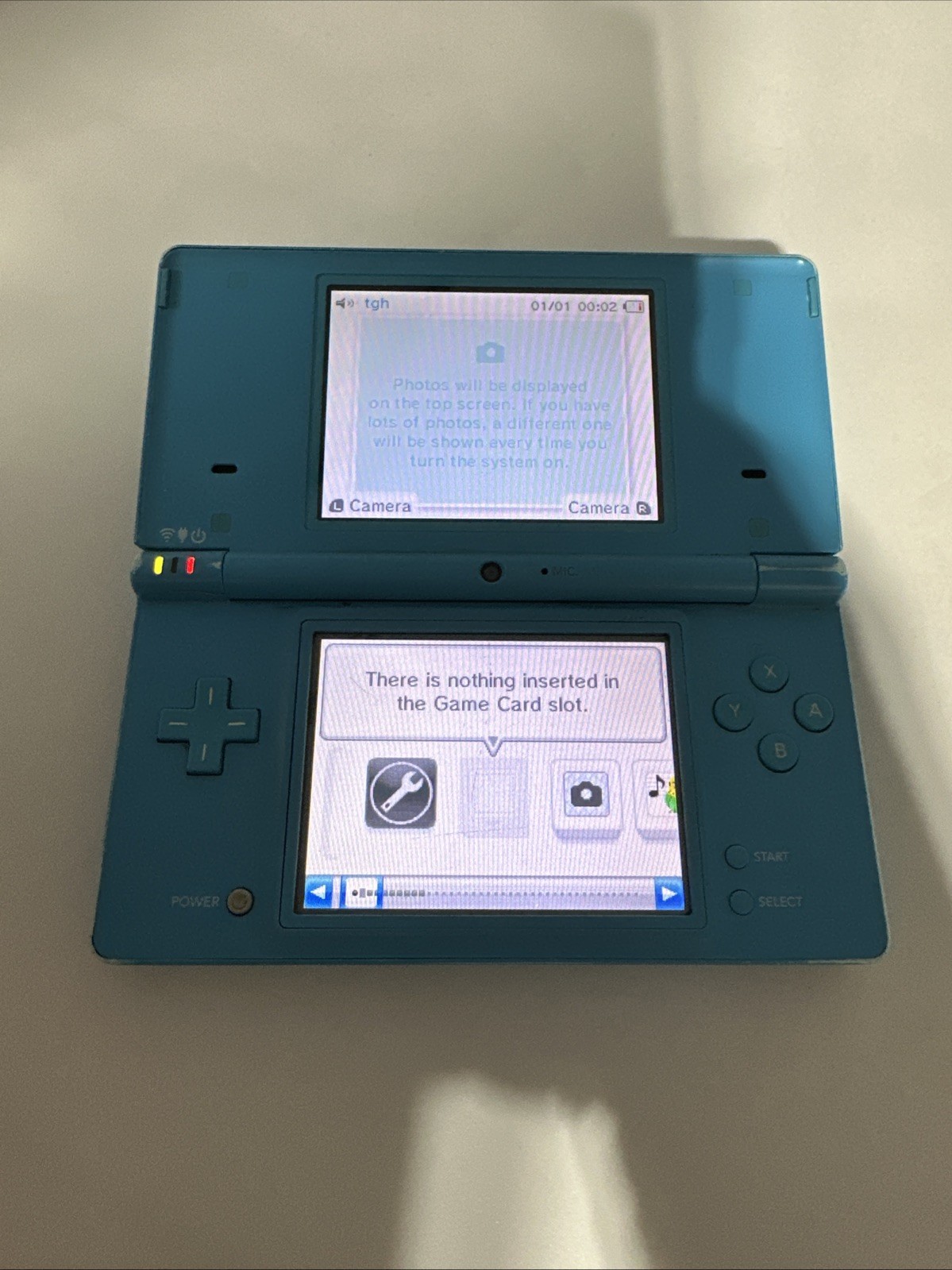 Nintendo DS Lite Video Game Console – Teal FOR PARTS ONLY Broken Volume