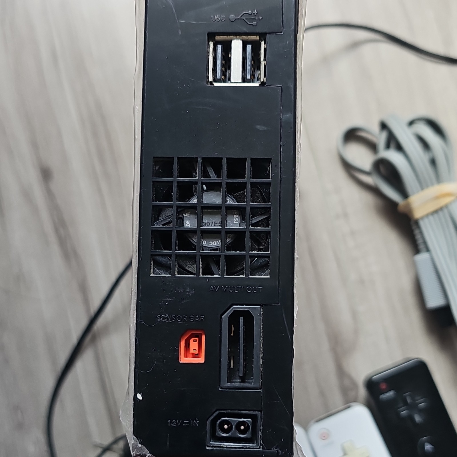 Nintendo Wii Video Game Consoles and Cables Set for Parts Only