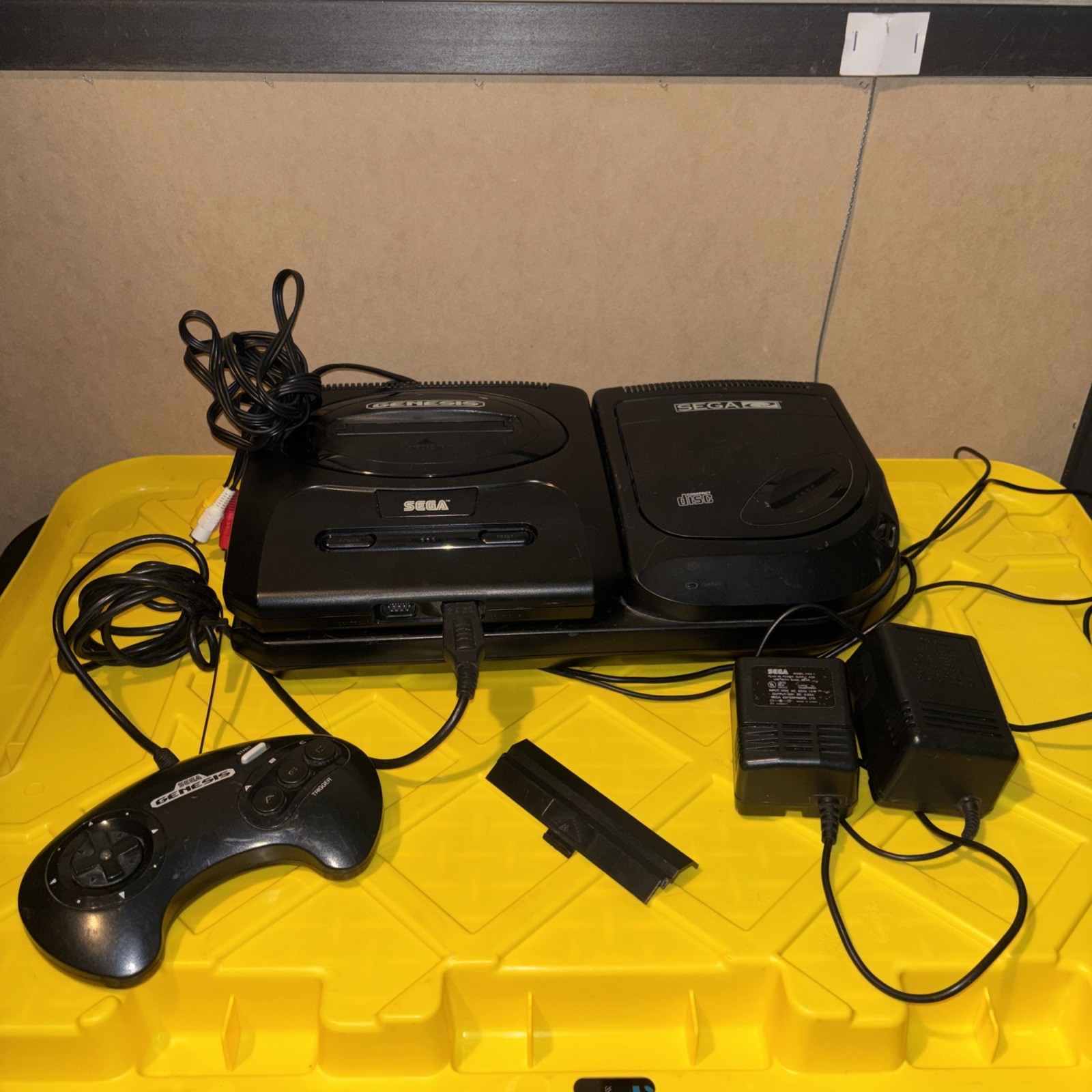 SEGA Genesis w/ SEGA CD Console -Games Included!
