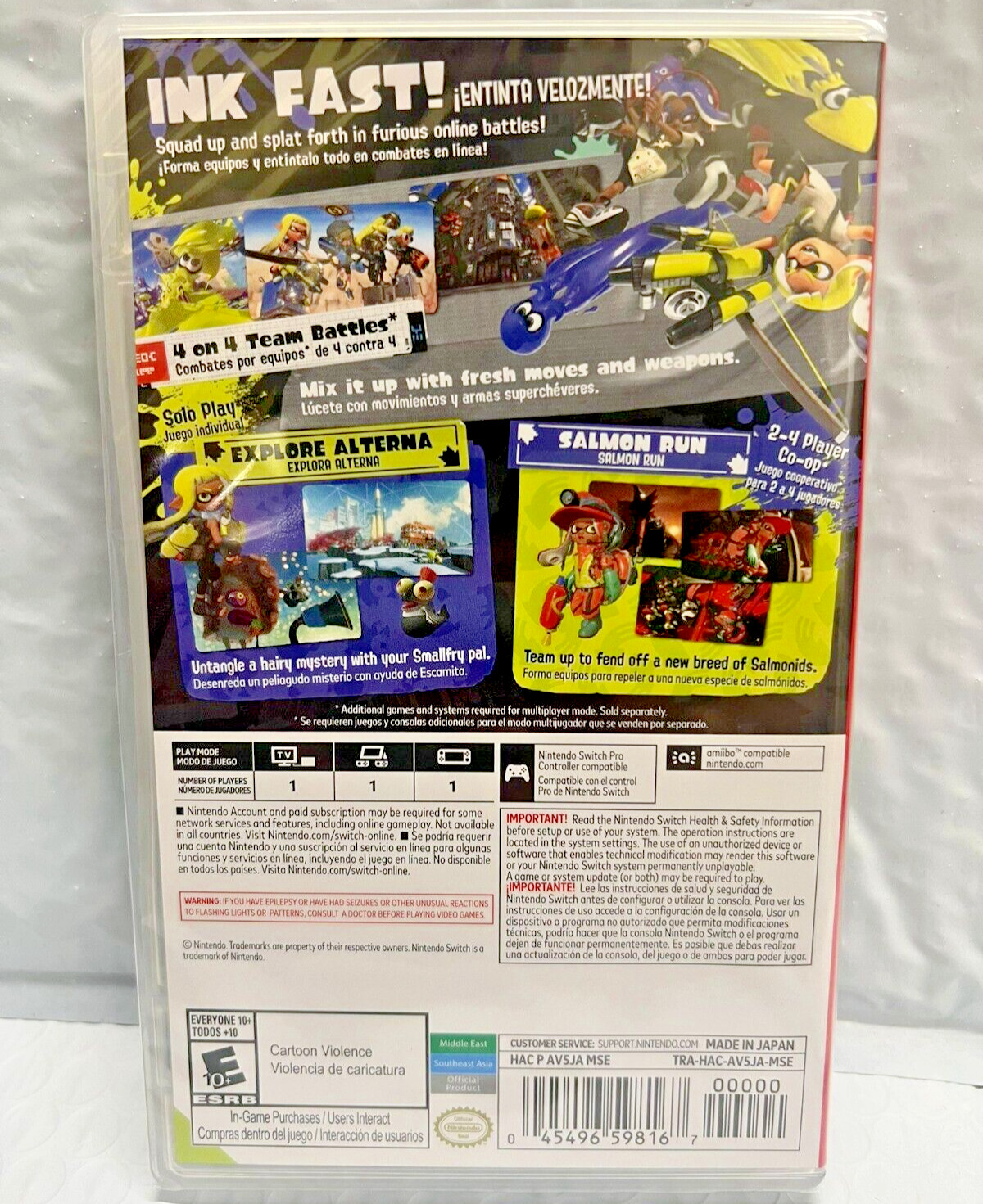 Splatoon 3 – Nintendo Switch Brand New (Multiplayer, 2022 Shooter) Sealed