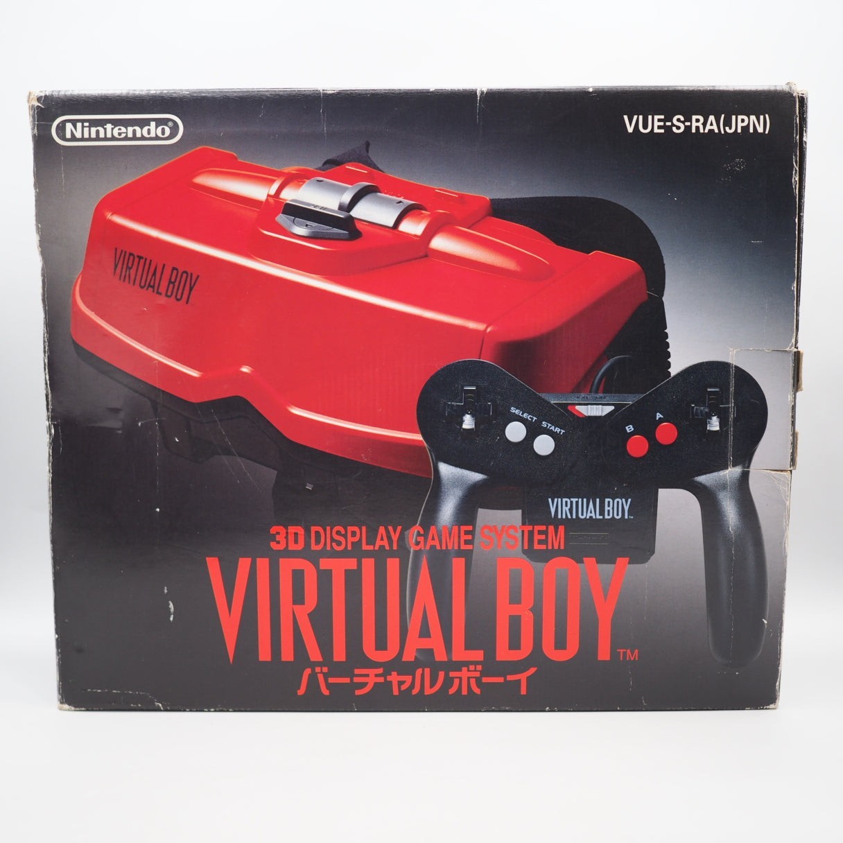 VIRTUAL BOY Nintendo 3D Display Game System Boxed W/ 4 Games Tested Working