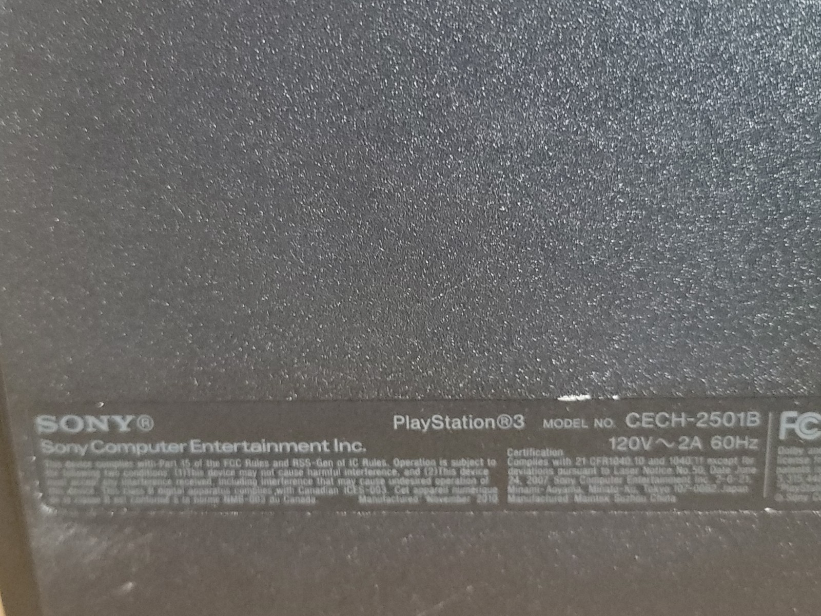 Playstation PS3 Slim Console 320GB CECH-2501B W/ Controller HDMI USB – TESTED