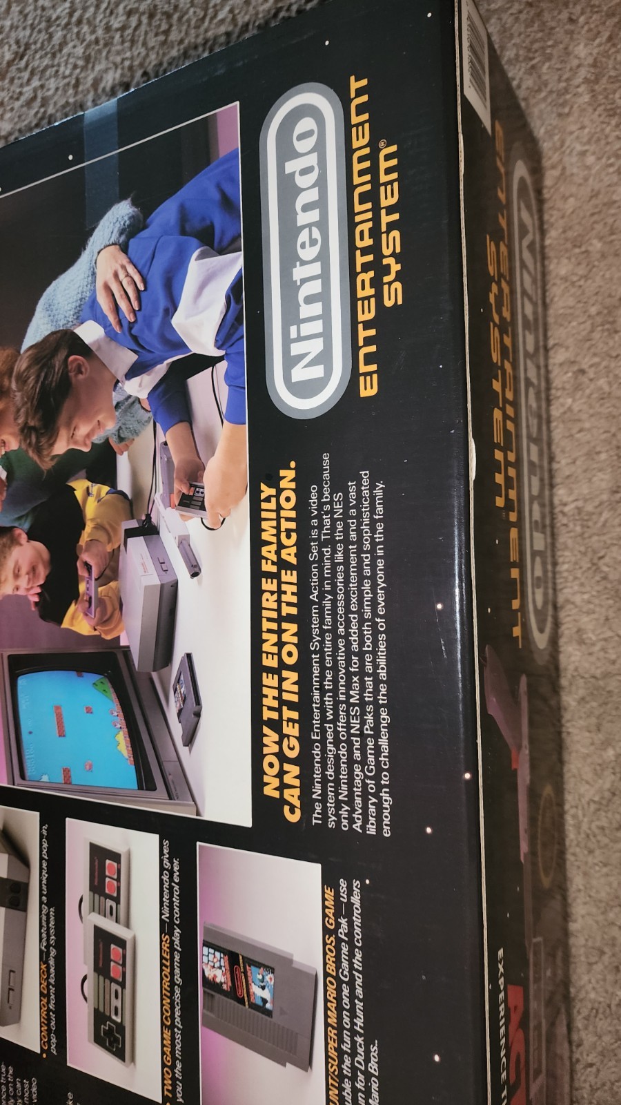 Nintendo NES Action Set Complete – High-End Collector Condition- CIB Near Mint